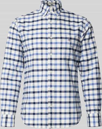 GANT Freizeithemd mit Knopfleiste in Hellblau, Größe XXXL