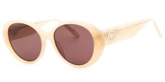 Anne Klein AK7090 101 Womens Sunglasses White Size 54