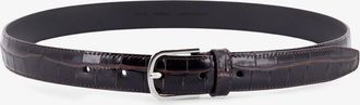 Toteme Cintura Slim in pelle Croco-Embossed - TOTEME - gender_Woman
