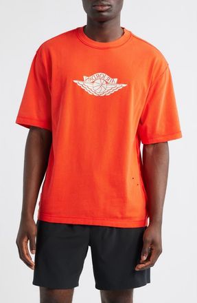 Nike Rare Air Graphic T-Shirt in Chile Red/Sail at Nordstrom, Size Xx-Large