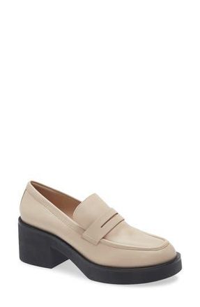 Stuart Weitzman Sussex Loafer in Museline/Black at Nordstrom Rack, Size 9.5