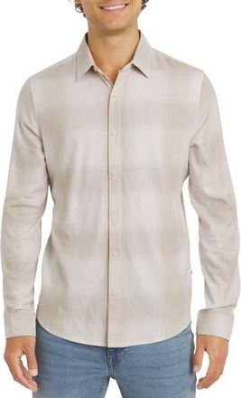 DKNY Plaid Button-Up Shirt in Moonstruck at Nordstrom Rack, Size X-Large