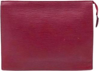 Louis Vuitton Pre-owned Toiletry Pouch 26 - Dames - Vintage Clutch - Roze - ONE Size - Leer - Vintage
