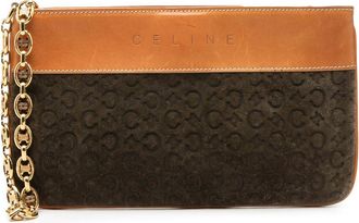 Celine Pre-owned Celine C Macadam Suede Clutch On Chain Ladies MW8K61X6HTQ5XHH1
