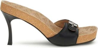 Balenciaga Bos Taurus Stiletto Hak Sandalen - Dames - Muiltjes - Zwart - 39 EU - Leer - Schoenen