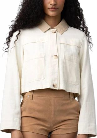 Blank NYC Morning Zen Jacket In White