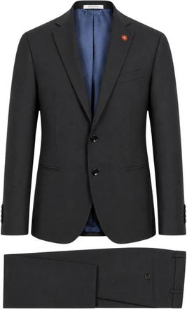Manuel Ritz Single Breasted Suits - Heren - Business pakken - Zwart - 2XL - Kostuums
