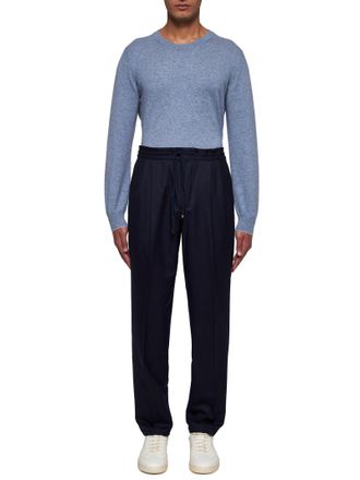 Brunello Cucinelli Mens Cashmere Cardigan Blue Trousers