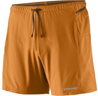 Patagonia Strider Pro Shorts 5 Laufshorts f&uuml;r Herren | orange/braun