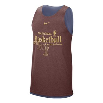 Nike Team 31 Standard Issue Reversible Jersey Brown DX9787-491