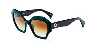 Etnia Barcelona Punchina GRBX Womens Sunglasses Green Size 53