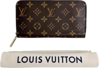 Louis Vuitton Brown Monogram Rose Ballerine Monogram Long Wallet (Bi-Fold) (Pre-Owned)