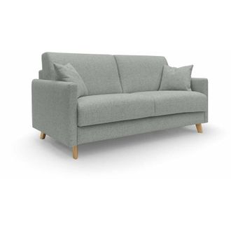 Divani.Store Divani.store - Edgar Divano letto matrimoniale in tessuto felis impermeabile T03 200 cm (mat. 160x197) grigio chiaro