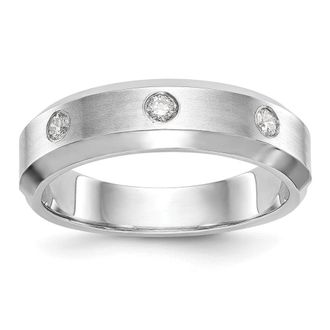 Diamond2Deal 14k Gold Lab Grown Diamond Wedding Band Ring 0.16Ct Clarity- VS Color- D-E