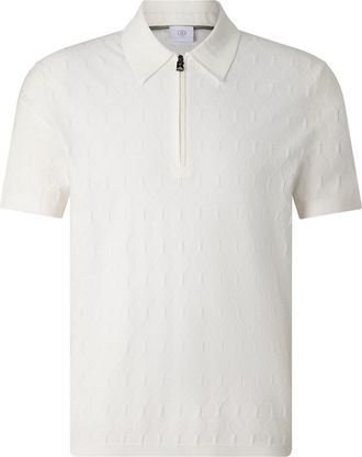 Bogner Maxim knitted polo shirt for men - Off-White - XXL
