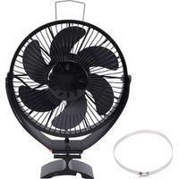 OEM Ventilador Para Estufa De Le&ntilde;a, Chimenea El&eacute;ctrica Con Cubierta Protectora, Soporte De Pared Independiente De Aleaci&oacute;n De Aluminio, Ajuste Manual De &Aacute;