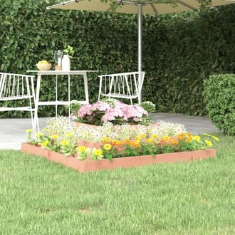 vidaXL Vidaxl - Jardinera De Madera Maciza De Douglas 110x110x27 Cm