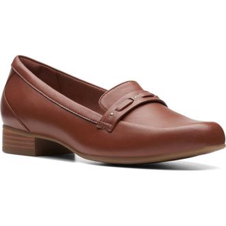 Clarks Juliet Bay Loafer in Tan Leather at Nordstrom Rack, Size 8.5