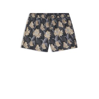BOSS Logo-detail swim shorts with floral print