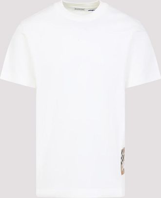 Burberry White Cotton T-Shirt