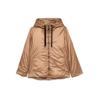 Max Mara Satin Hooded Jacket