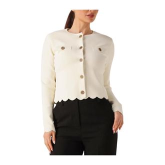 Twinset Truien & Vesten, Dames, Beige, XS, Polyester, 252Tp 3201 Knit Sweater