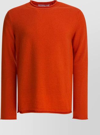 Comme Des Garçons long sleeve crew neck knit sweater