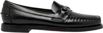 Sebago Retro Leren Loafers - Dames - Loafers - Zwart - 37 1/2 EU - Leer - Schoenen
