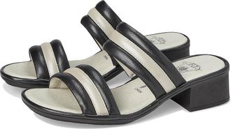 FLY London EITY580FLY Womens Sandals Black/Silver : EU 42 (US Womens 11-11.5) M, Leather/Rubber