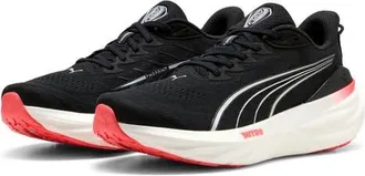 Puma ForeverRun NITRO 3 Running Shoe in Puma Black/ultra Red at Nordstrom, Size 10.5