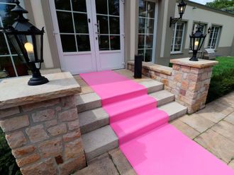 Primaflor-ideen In Textil Läufer »PODIUM, Made in Belgium« rechteckig 2,6 mm Höhe Breite 200 cm, Nadelfilz, Uni-Farben, ideal für Veranstaltungen