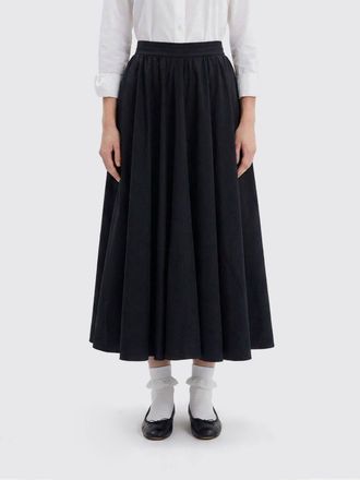 Patou Gonna in cotone a pieghe Patou