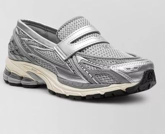New Balance leather slip-on sneakers