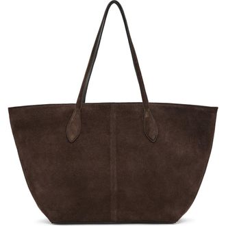 Mango Suede Shopper Bag in Brown at Nordstrom