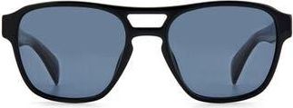 Rag & Bone 54mm Rectangular Sunglasses in Black at Nordstrom Rack