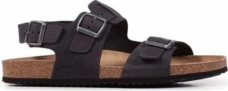 Geox U Sandal Ghita A - Heren - Sandalen - Bruin - 41 EU - Leer - Schoenen