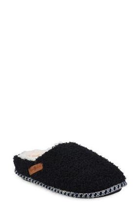 GaaHuu Cozee Faux Shearling Lined Slipper in Black at Nordstrom Rack, Size Medium