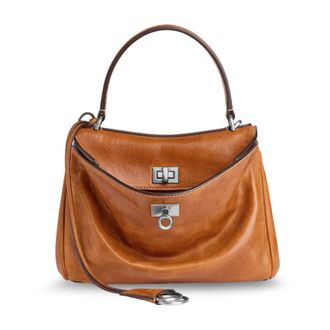 Balenciaga Rodeo Mini Handtas - Dames - Tassen - Bruin - Maat: ONE Size Leer
