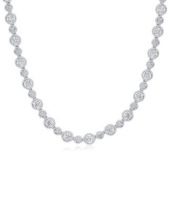 Diana M. Jewels Fine Jewelry 18K 9.60 Ct. Tw. Diamond Tennis Necklace