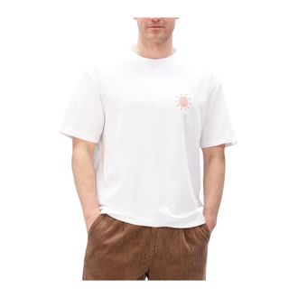 Anerkjendt Tops, Heren, Wit, 2Xl, Katoen, Kvillads SUN TEE