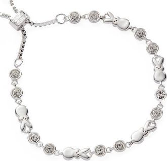 Alex and Ani Peeps Bunny Bolo Bracelet in Silver at Nordstrom