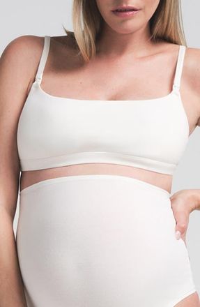 SKIMS Jersey Maternity/Nursing Bra in Z/dnumarblednu at Nordstrom, Size X-Large