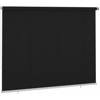 vidaXL Persiana Enrollable De Exterior 300x230 Cm Negro Vidaxl