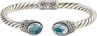 Samuel B. Oval Blue Topaz Open Cuff Bracelet at Nordstrom Rack