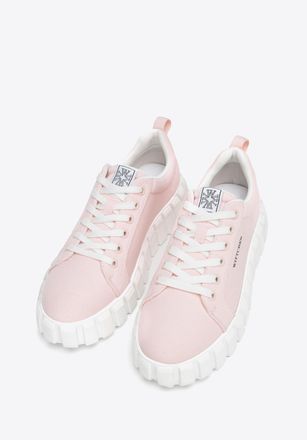 Wittchen Dames Roze Platform Sneakers