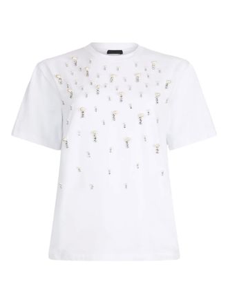 Liu Jo stud-embellished T-shirt - White