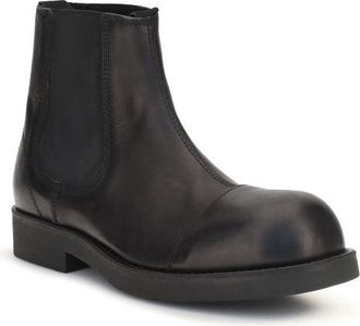 Maison Margiela Mens Black Calf Leather Bos Taurus Chelsea Boots