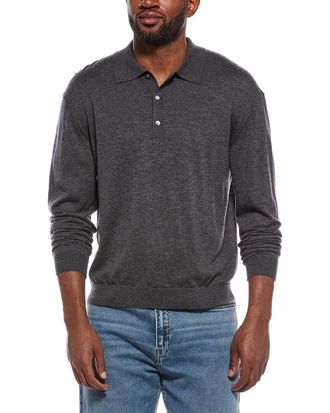 Frame Denim Frame Denim Superfine Wool Polo Sweater