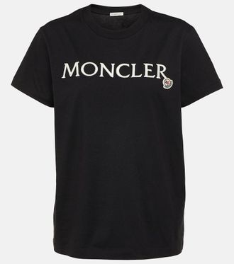 Moncler T-shirt Celeste A Maniche Corte Con Logo K19548C00013-70E main image 1