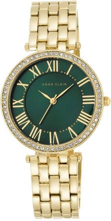 Anne Klein Accented Green Dial Ladies Watch AK/2230GNGB